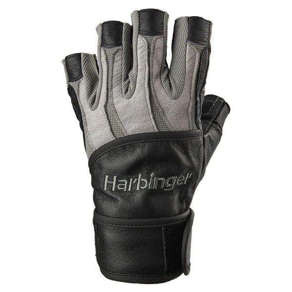 Harbinger Men's BioForm WristWrap Weightlifting Glove with Heat-Activated Cushioned Palm (Pair), Large - yrGear Australia