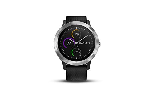 Garmin vivoactive 3, Black Silicone, Stainless - yrGear Australia