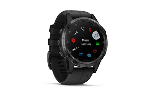 Garmin Fenix 5 Plus Smartwatches, Sapphire, Black w/Black Band - yrGear Australia