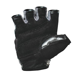 Harbinger Pro Non-WristWrap Vented Cushioned Leather Palm Weightlifting Gloves, Pair, Large - yrGear Australia