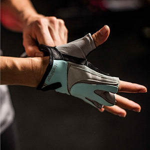 Harbinger Women's Training-Grip Weightlifting Gloves with TechGel-Padded Leather Palm (Pair) - yrGear Australia