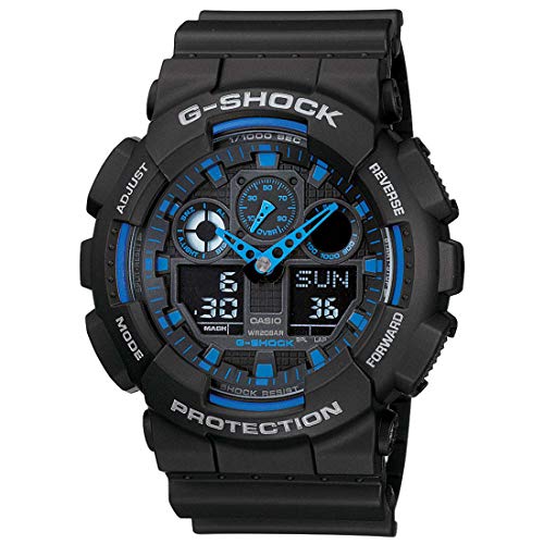 GSHOCK Men's Automatic Wrist Watch analog-digital Display and Resin Strap, GA100-1A2 - yrGear Australia