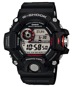 G-Shock Black Rangeman Triple Sensor Digital Mens Watch GW9400-1D - yrGear Australia