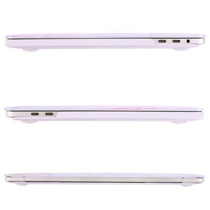 MOSISO MacBook Pro 13 Inch Case Pink Marble - yrGear Australia