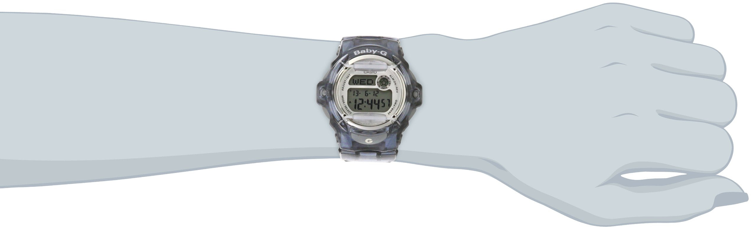 Casio Women's BG169R-8"Baby-G" Gray Resin Sport Watch - yrGear Australia