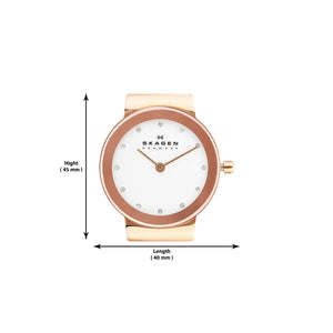 Skagen Women's 358SRSC Freja Stainless Steel Mesh Watch - yrGear Australia
