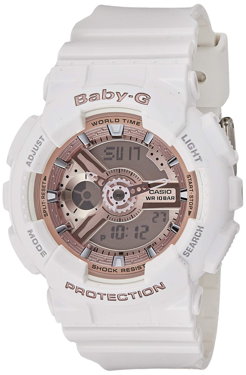 Casio Baby G Women BA110-7A1 Year-Round Analog-Digital Automatic White Watch - yrGear Australia