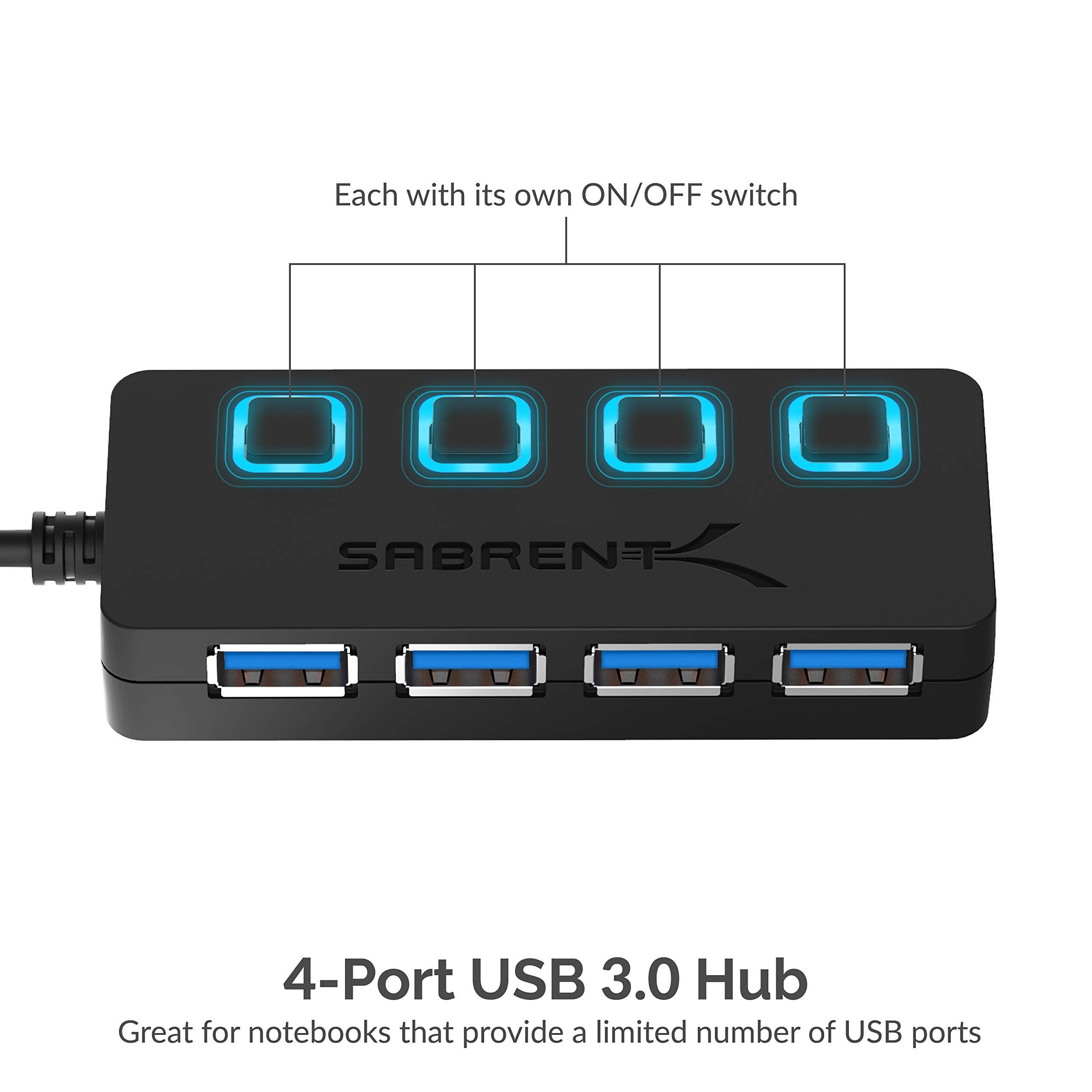 4-Port USB 3.0 Hub - yrGear Australia