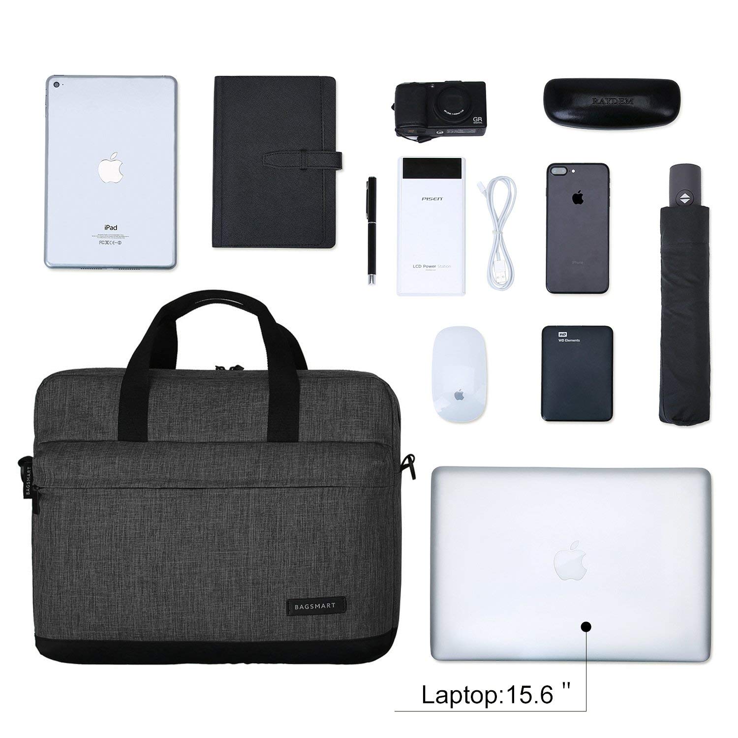 15.6 inch Minimalist Laptop Bag by Bagsmart - yrGear Australia