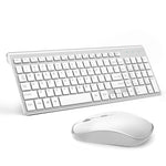 Wireless Keyboard and Mouse Combo (White) - yrGear Australia