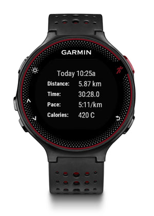 (Black/Marsala Red) - Garmin Forerunner 235 GPS Running Watch with Elevate Wrist Heart Rate and Smart Notifications - Black/Marsala Red - yrGear Australia