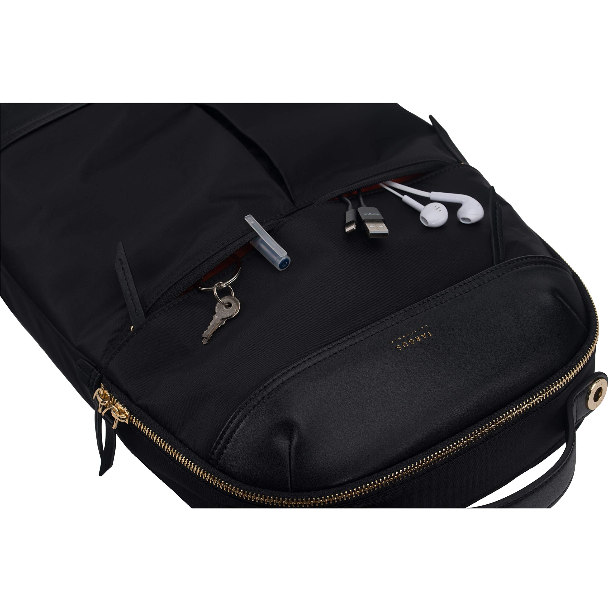 Targus AU TSB945 Newport Laptop Backpack in Black - yrGear Australia
