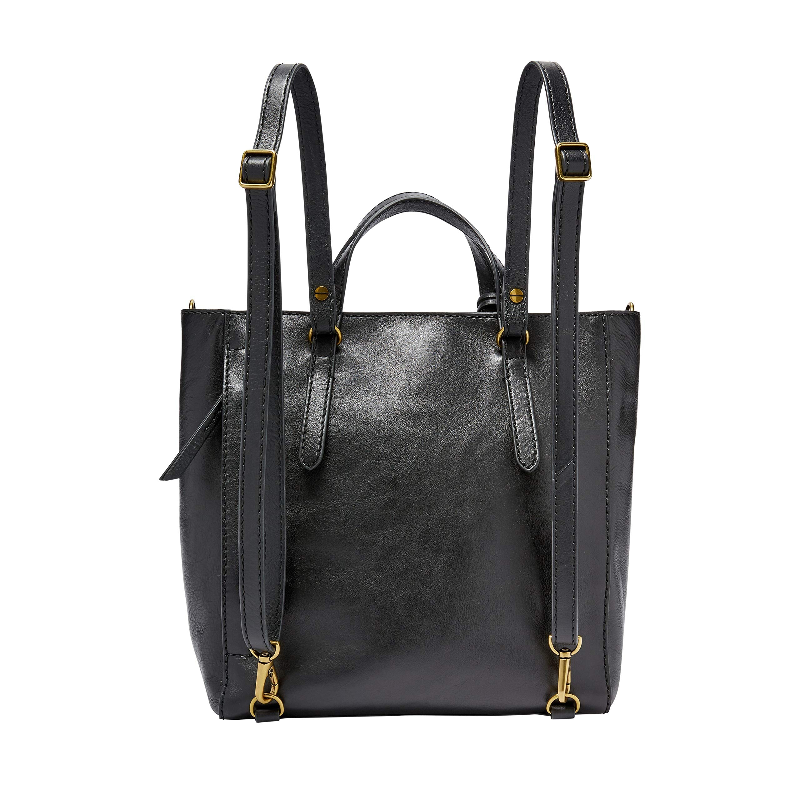 Fossil Women's Backpack Handbag, 12.25''L x 5''W x 10.5''H, Black - yrGear Australia