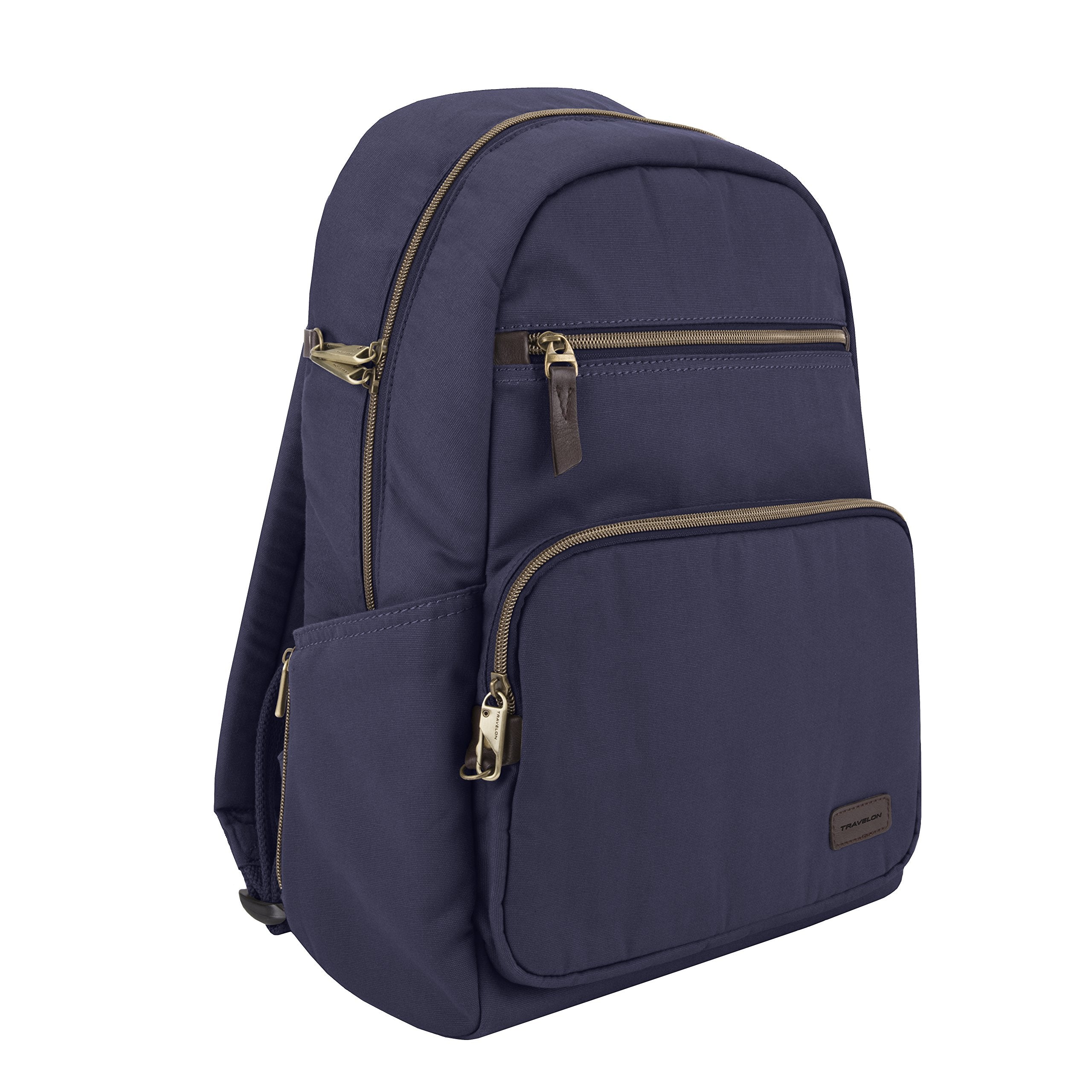Travelon Travelon Anti-theft Courier Slim Backpack, Navy (blue) - 33307-350 - yrGear Australia