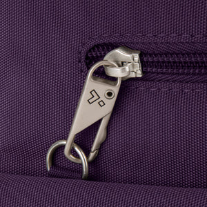 Travelon Anti-Theft Cross-Body Bag, Two Pocket, Dark Purple (Purple) - 42373-150 - yrGear Australia