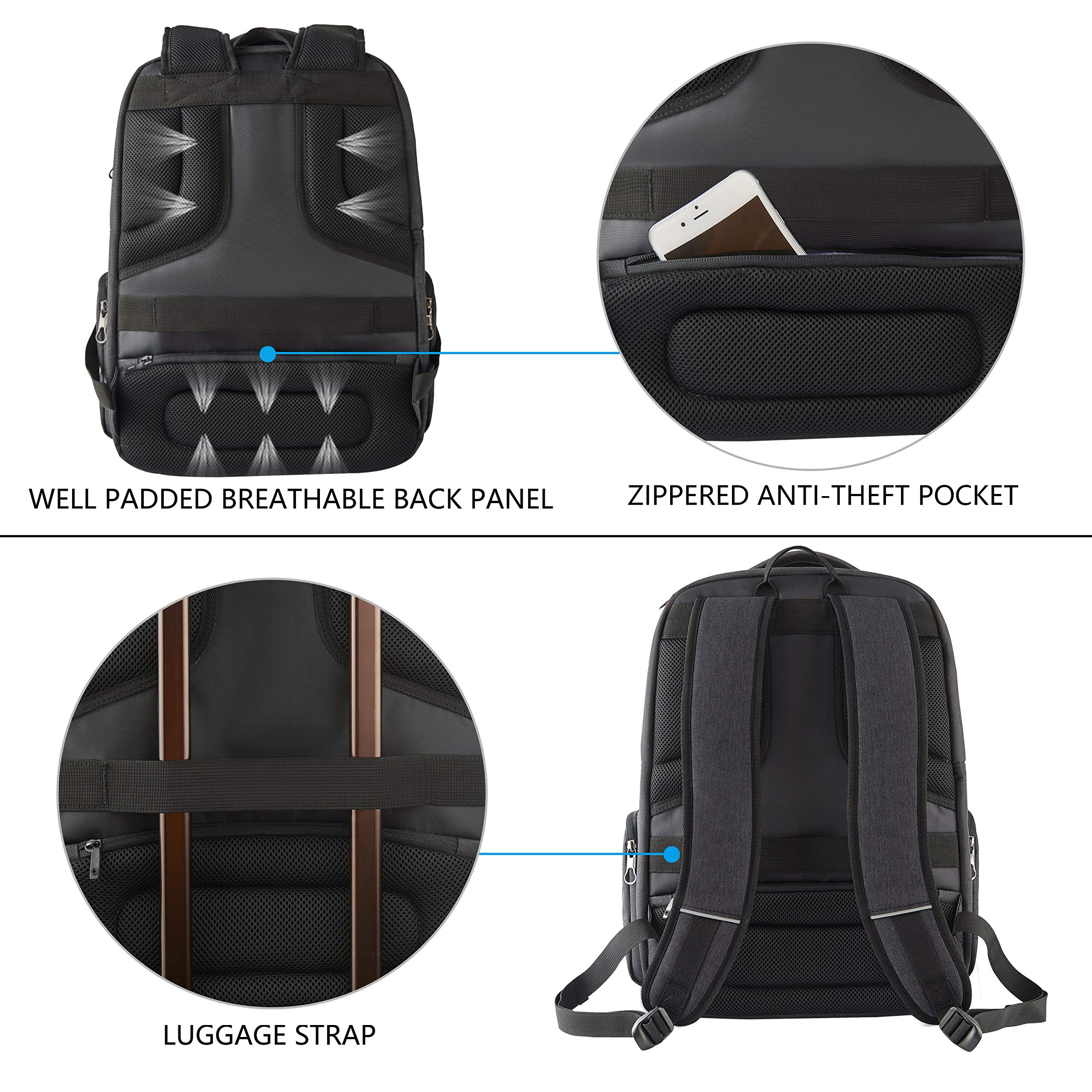 RFID-Blocking Travel Laptop Backpack - yrGear Australia