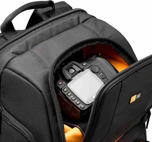 Case Logic SLRC-206 SLR Camera and 15.4-Inch Laptop Backpack (Black) - yrGear Australia
