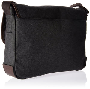 Fossil Men's Messenger Bag, Grey (Black) - MBG9355001 - yrGear Australia